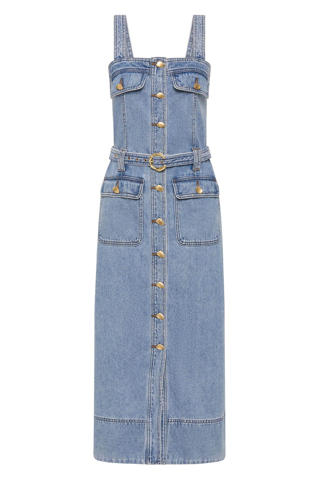 Holland Denim Midi Dress