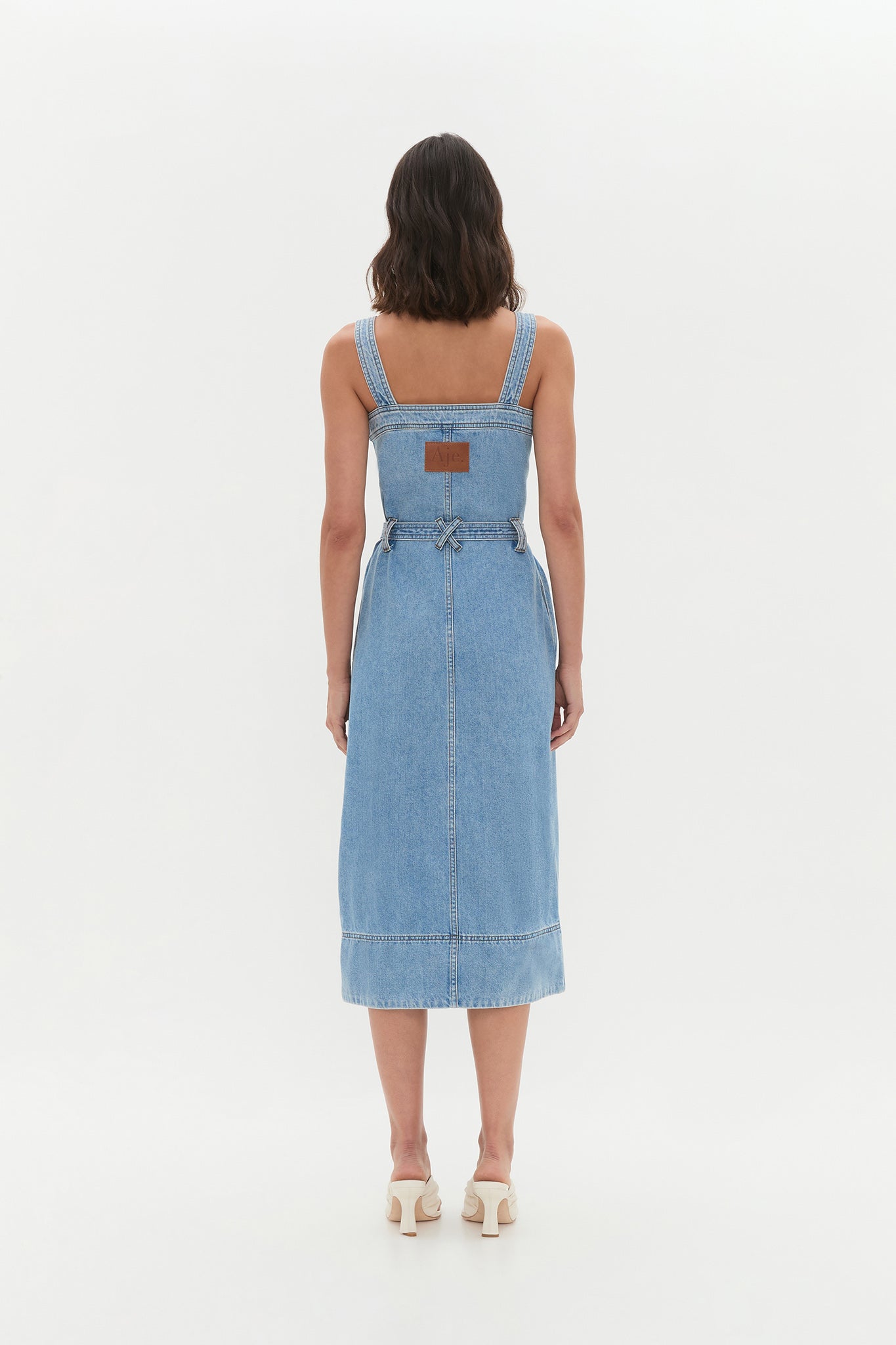 Holland Denim Midi Dress