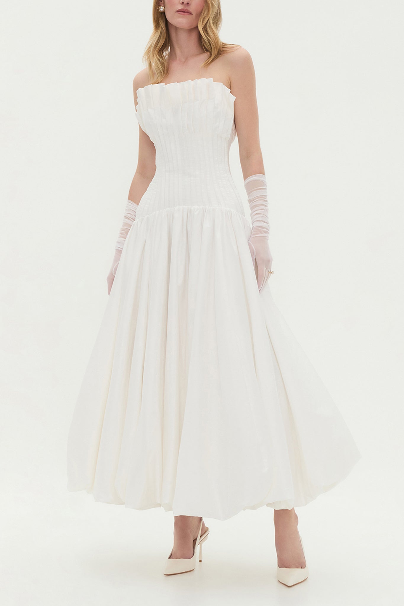 Ivy Bubble Hem Gown