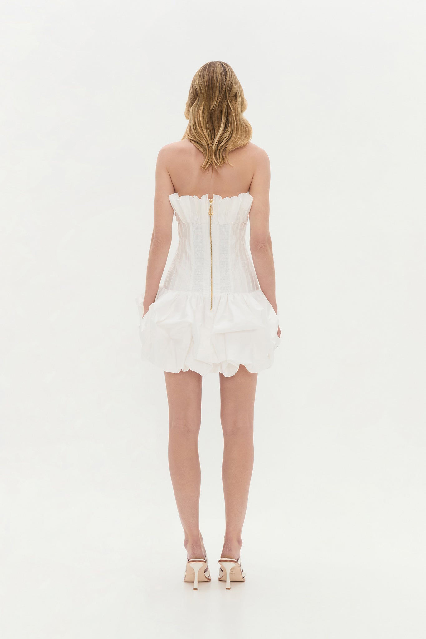 Ivy Bubble Hem Mini Dress