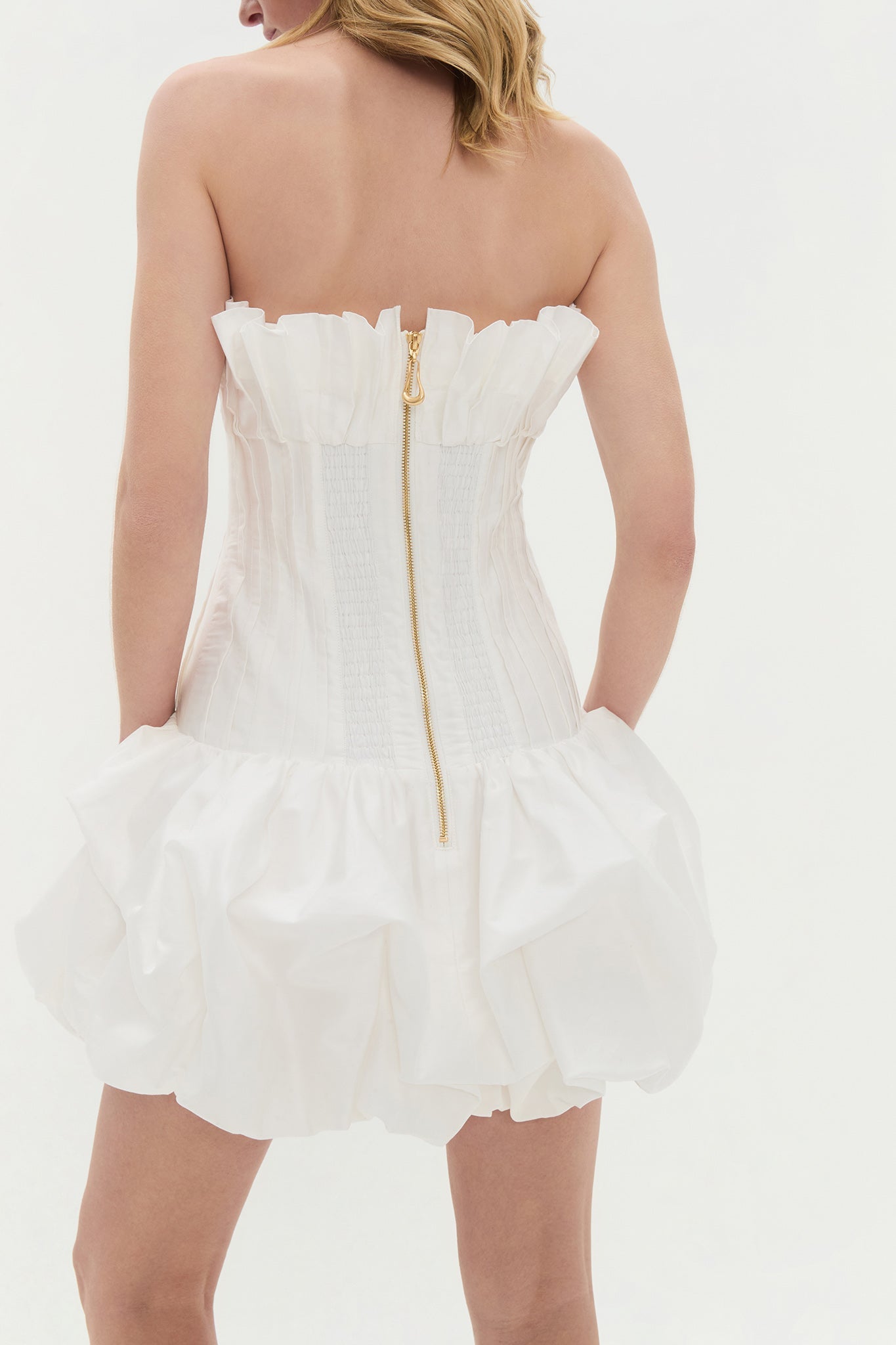 Ivy Bubble Hem Mini Dress