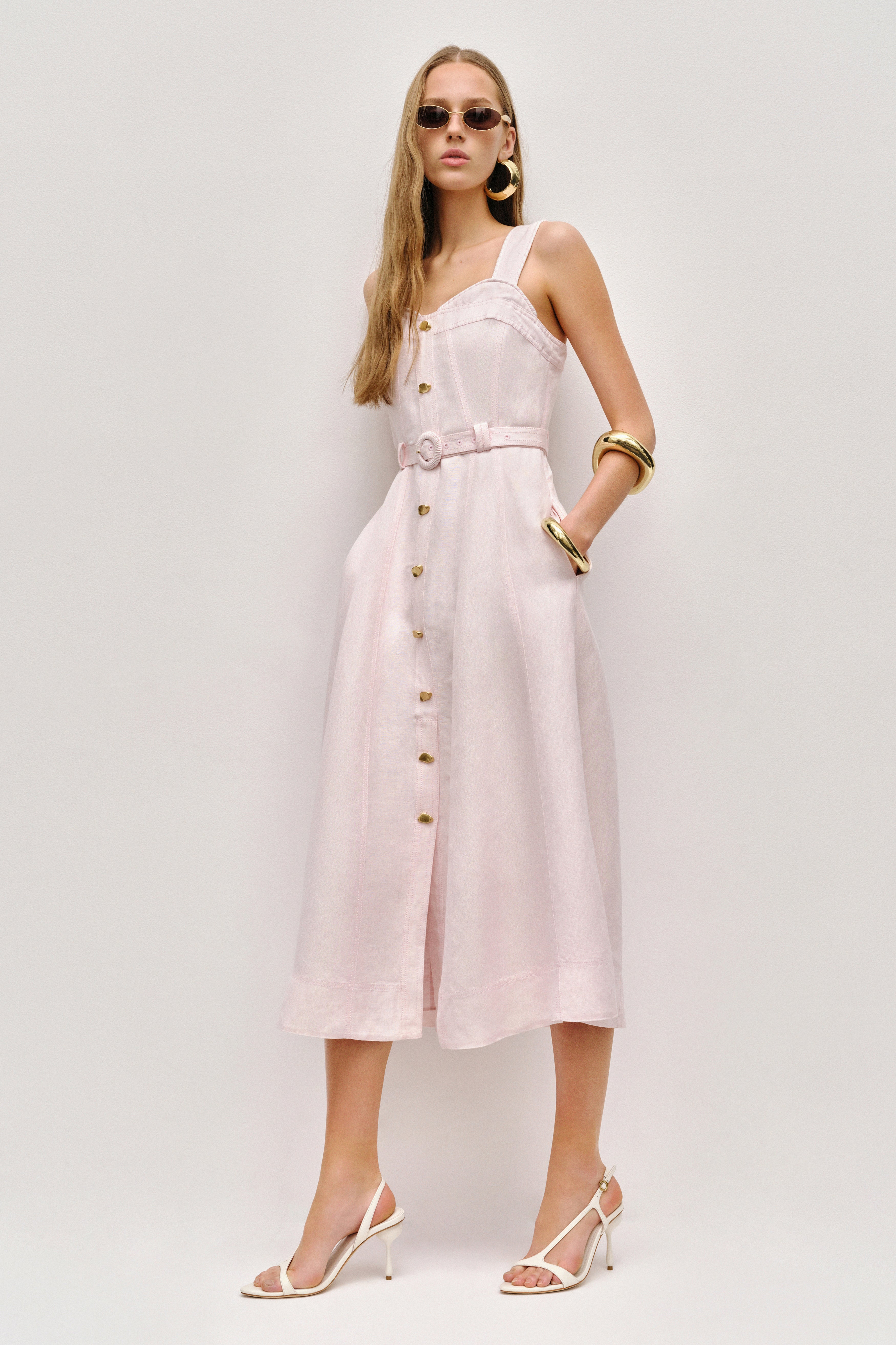 Celeste Utility Midi Dress