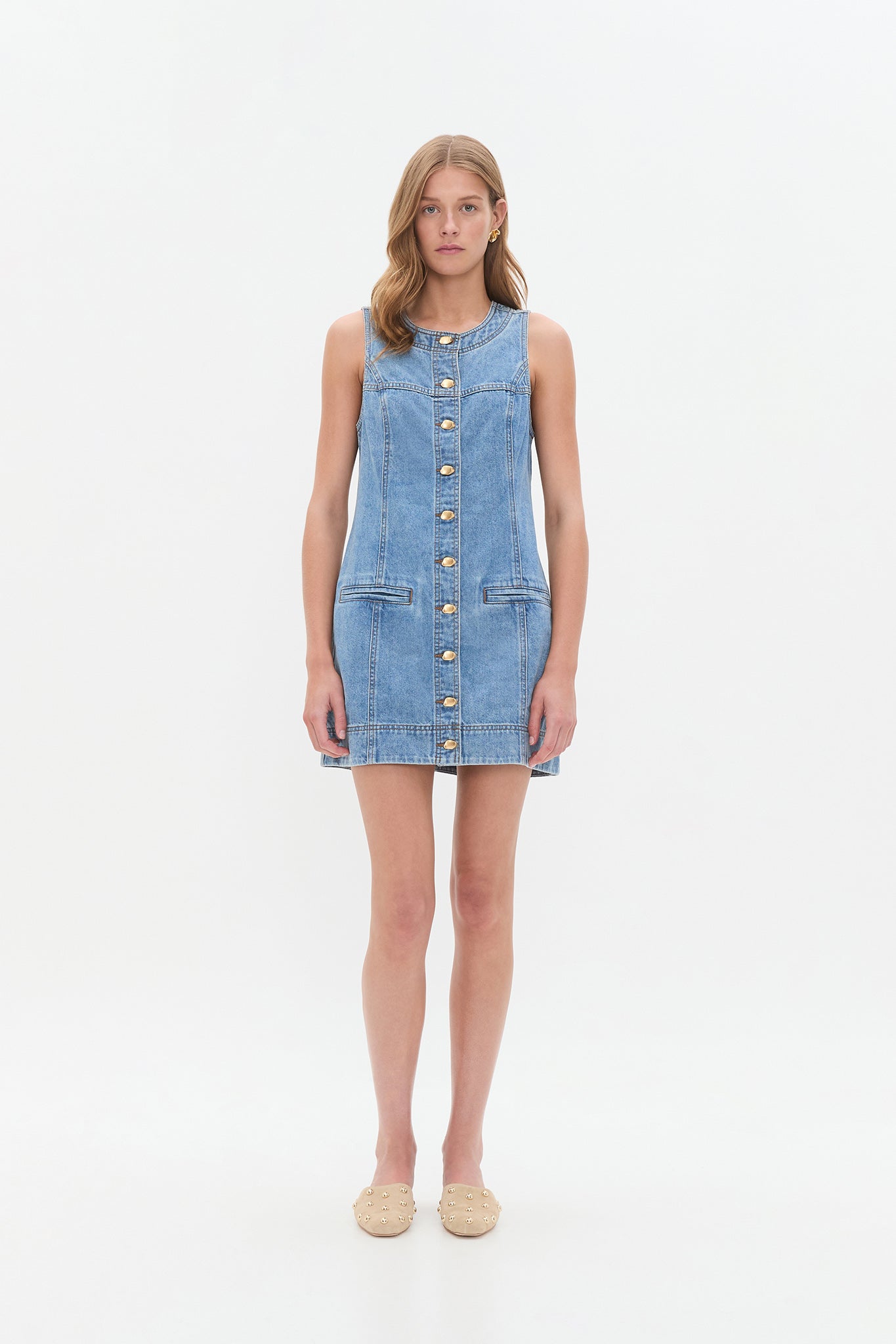 Holland Denim Mini Dress