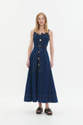 Gianna Denim Midi Dress