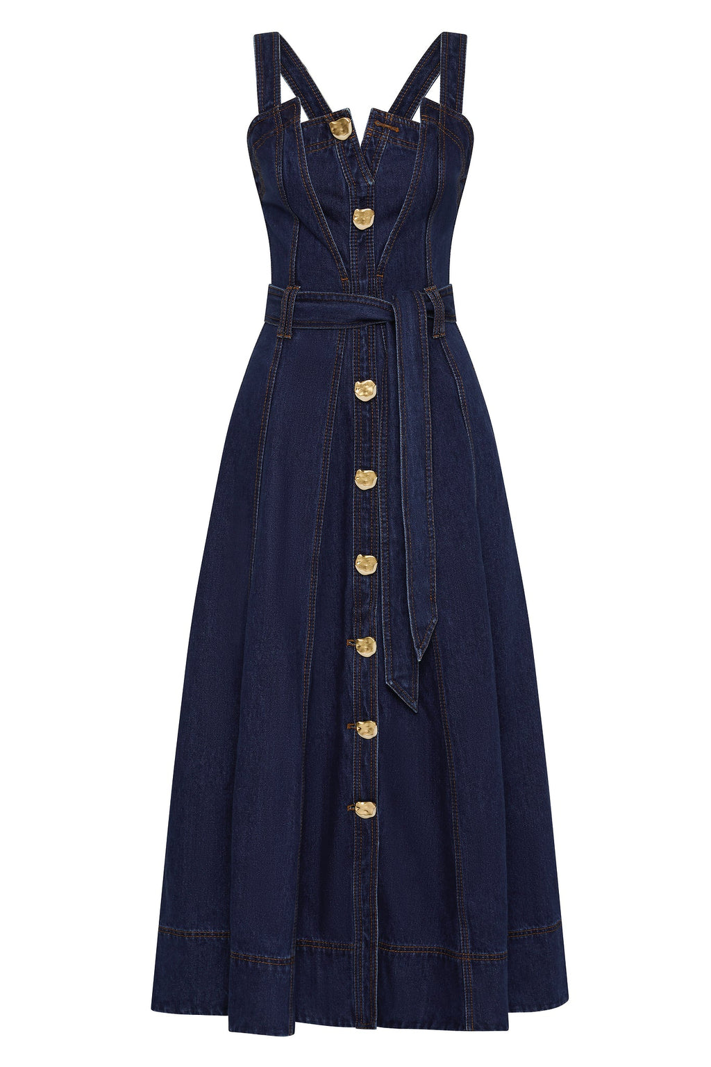 Gianna Denim Midi Dress