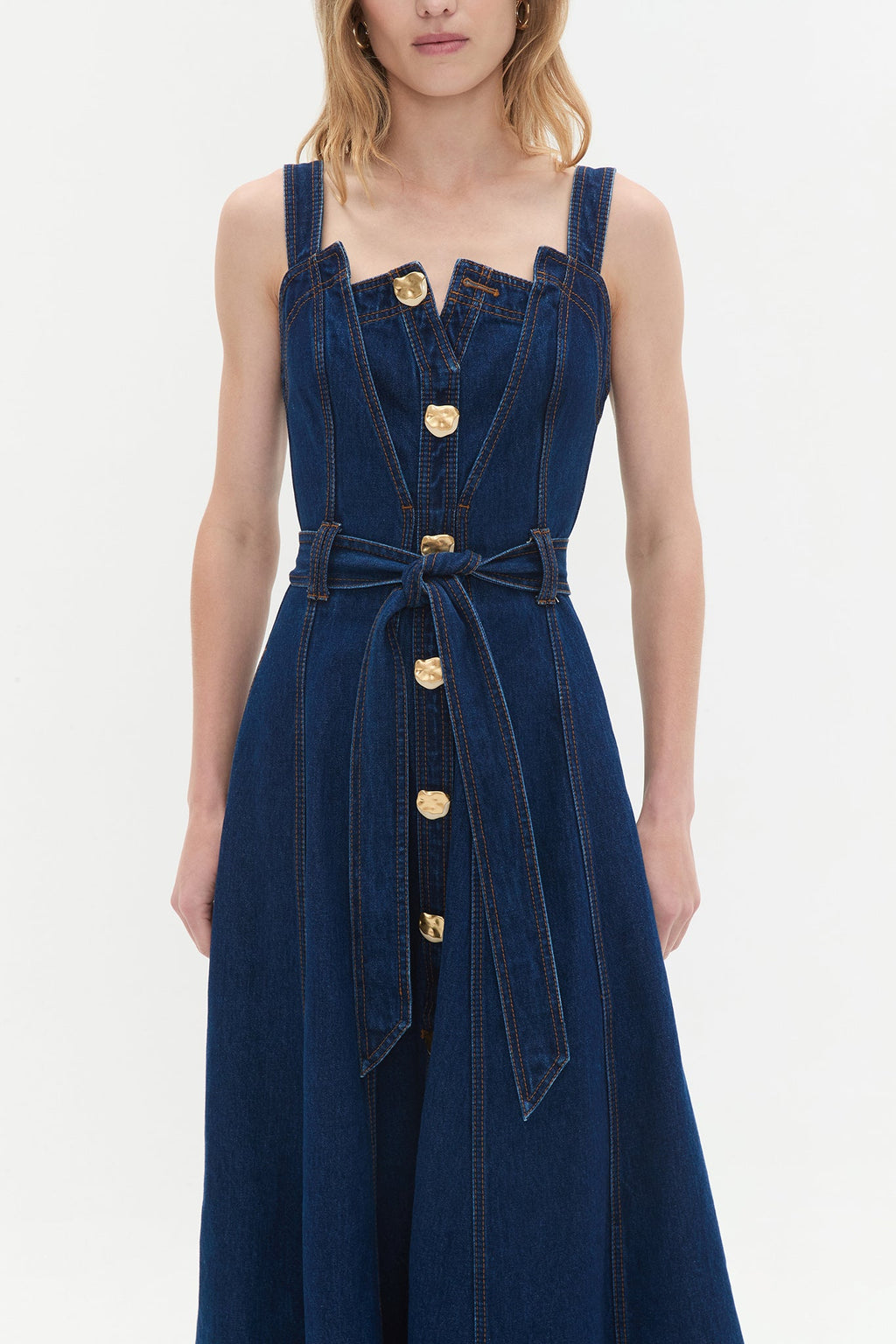 Gianna Denim Midi Dress