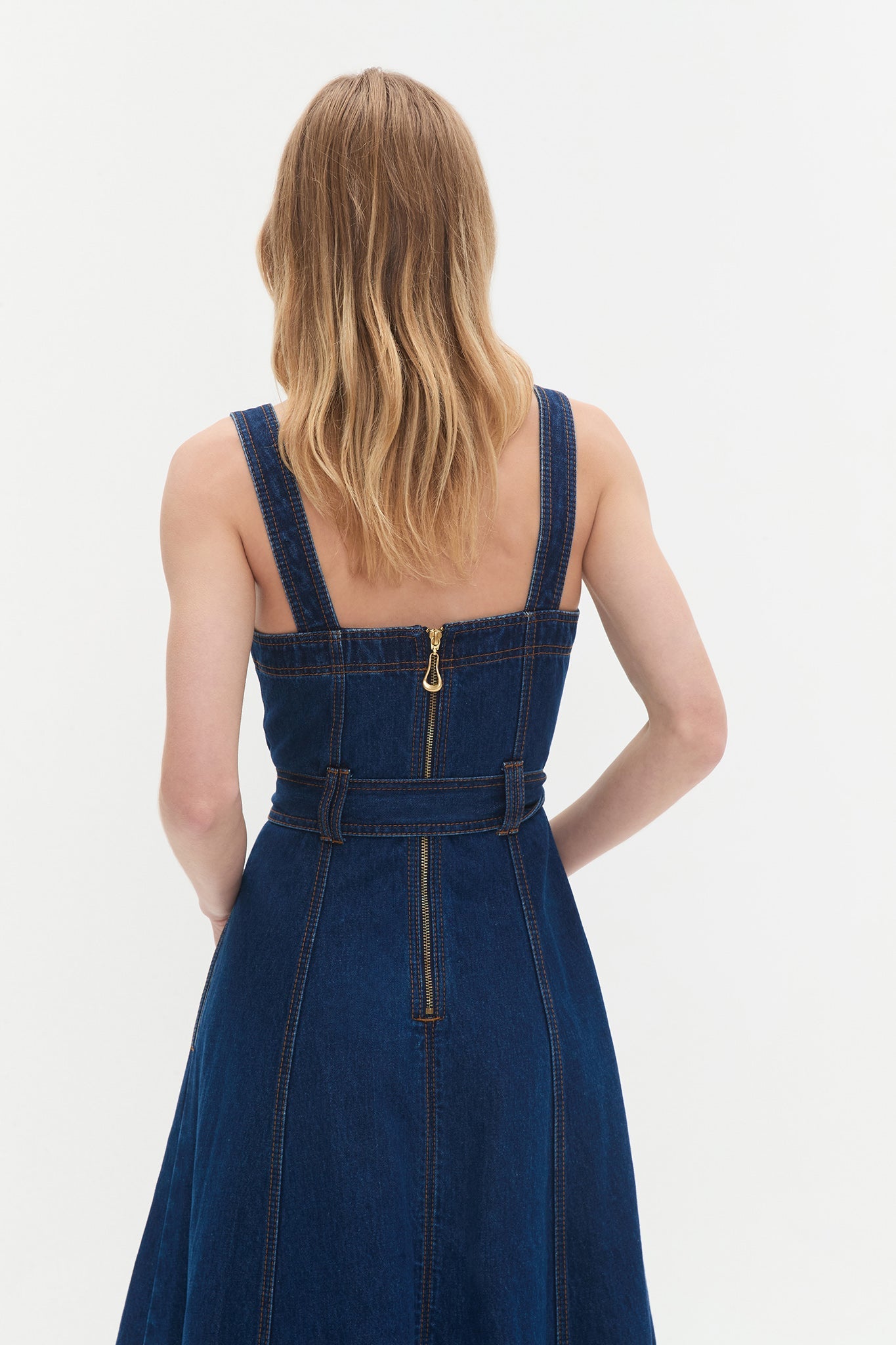 Gianna Denim Midi Dress