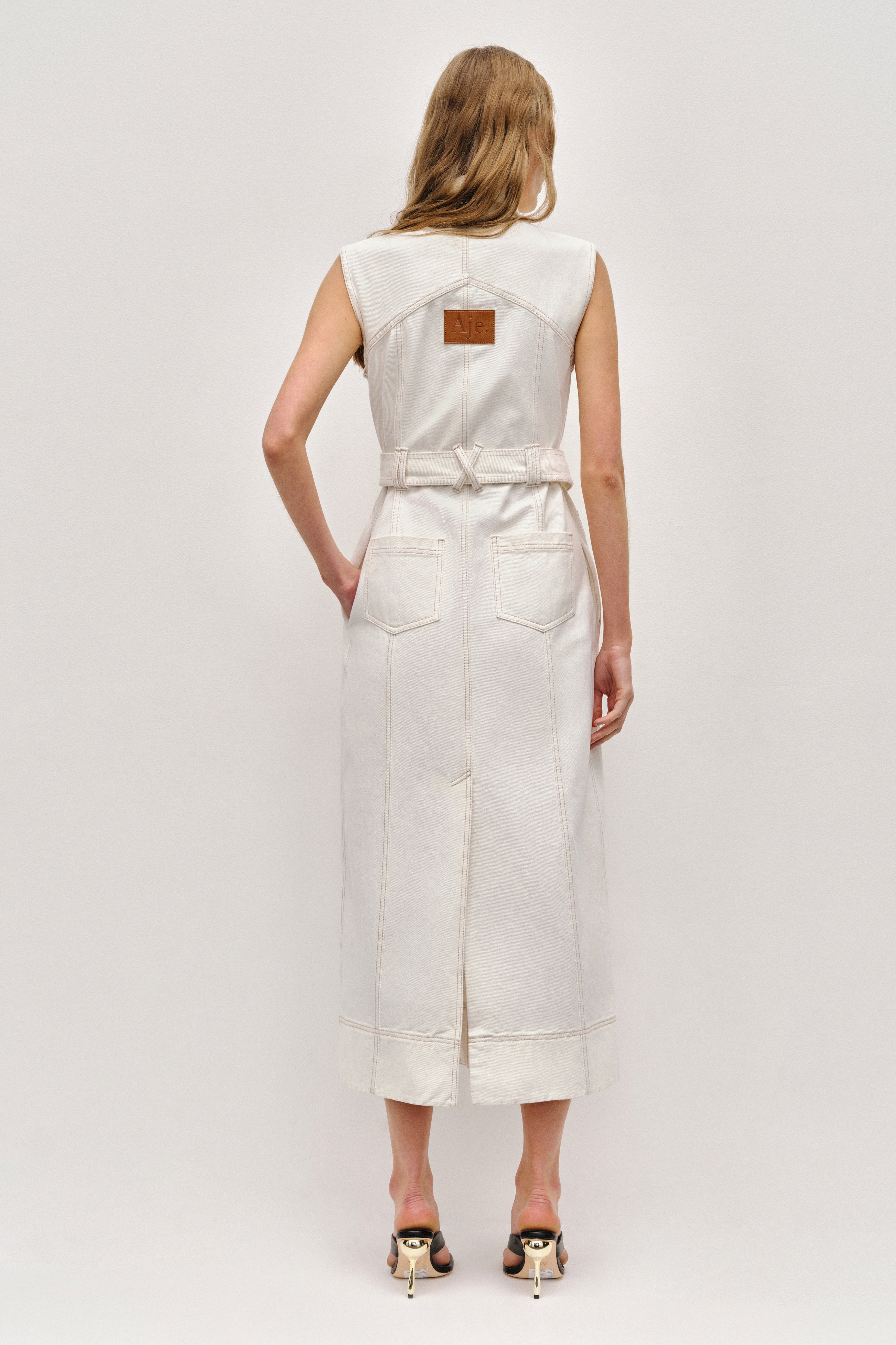 Ivy Denim Midi Dress
