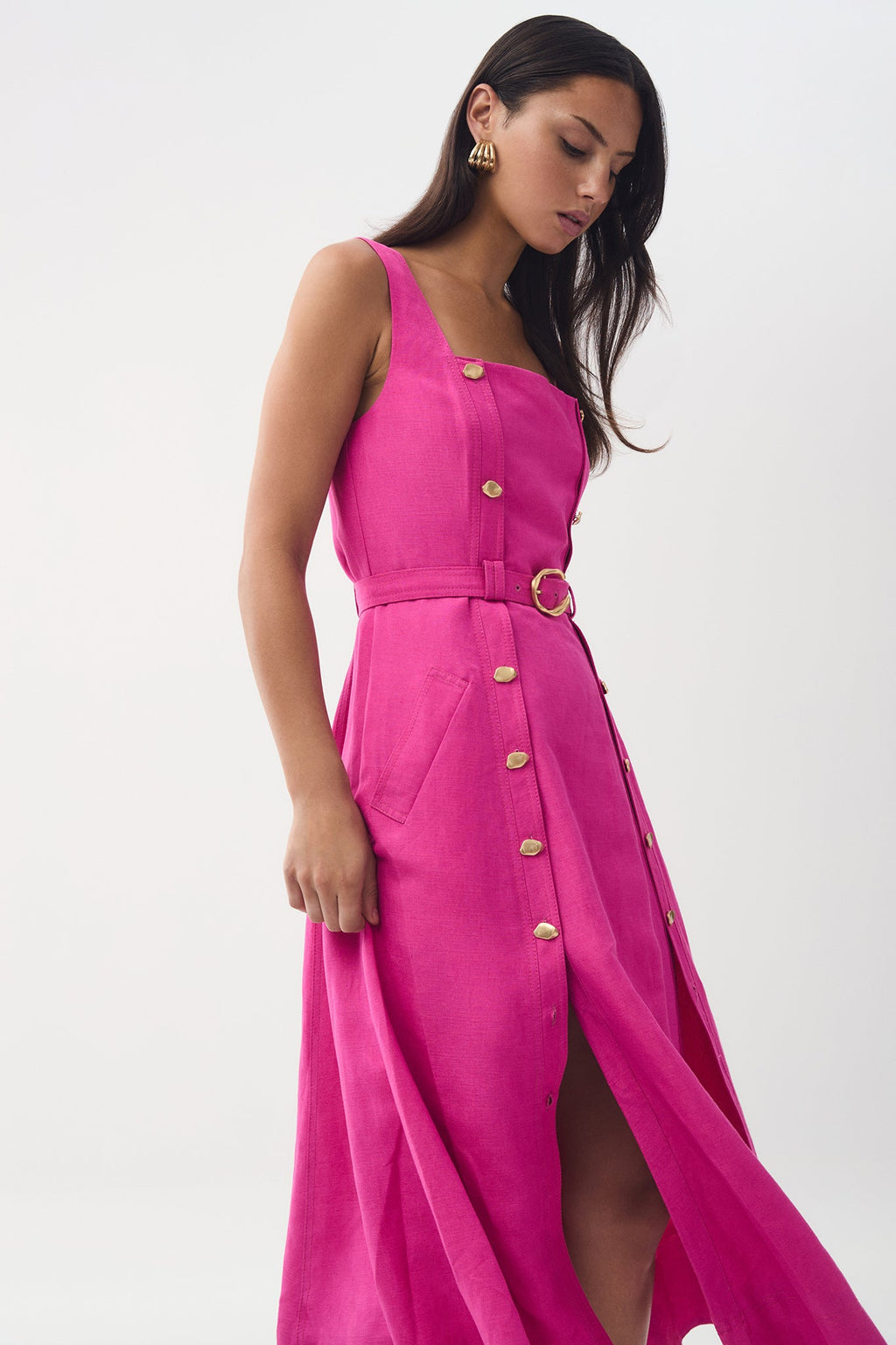 Prisma Utility Midi Dress