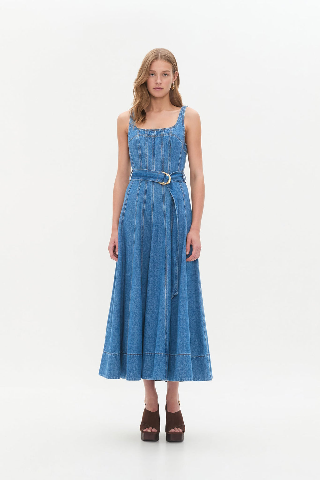 Rainer Denim Midi Dress