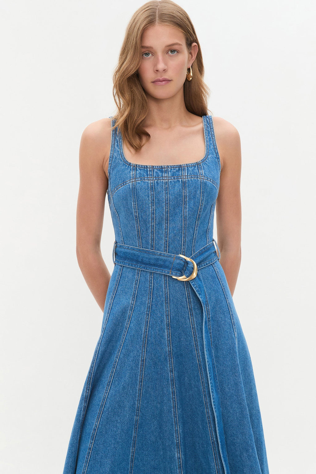 Rainer Denim Midi Dress