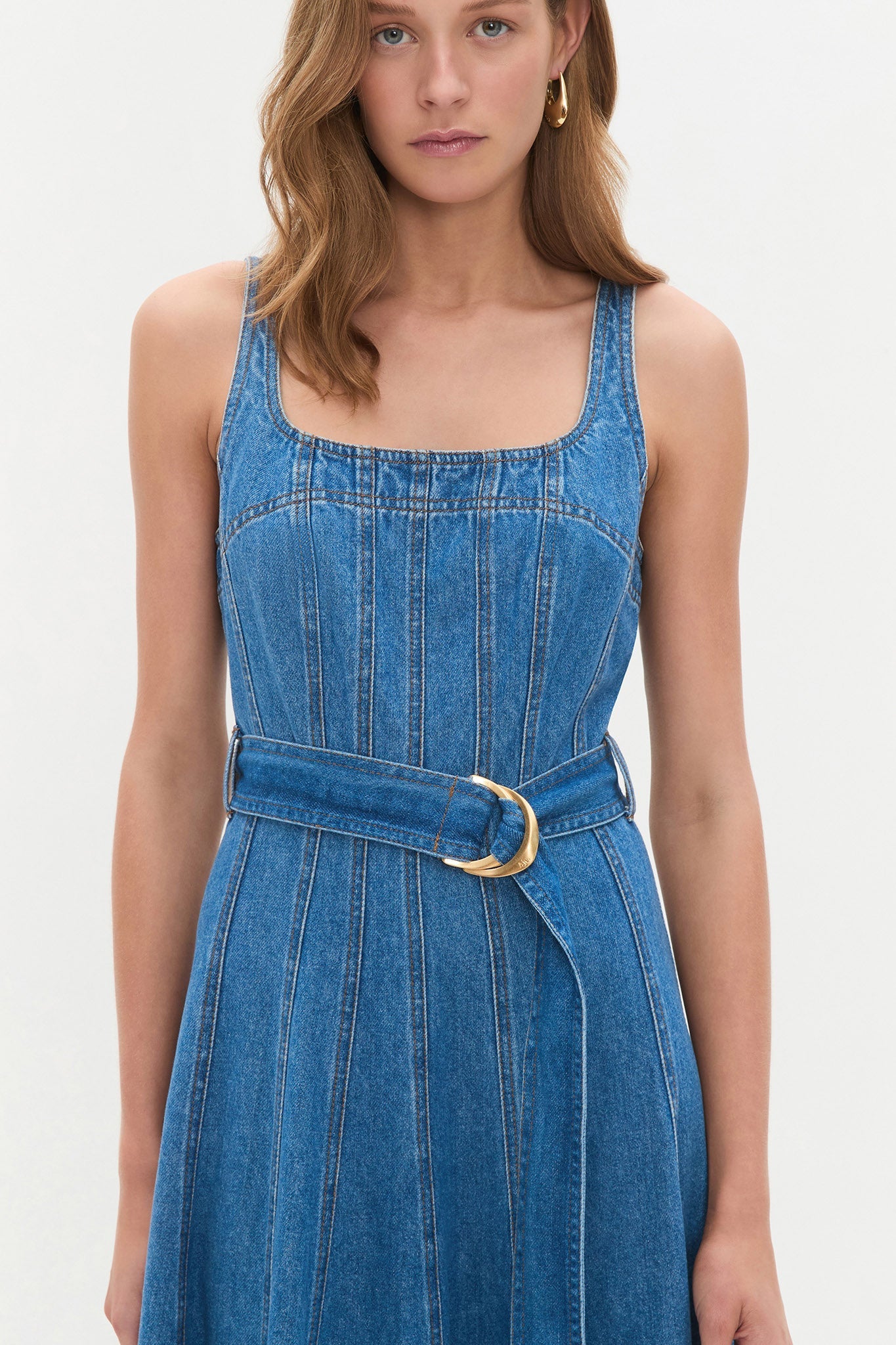 Rainer Denim Midi Dress