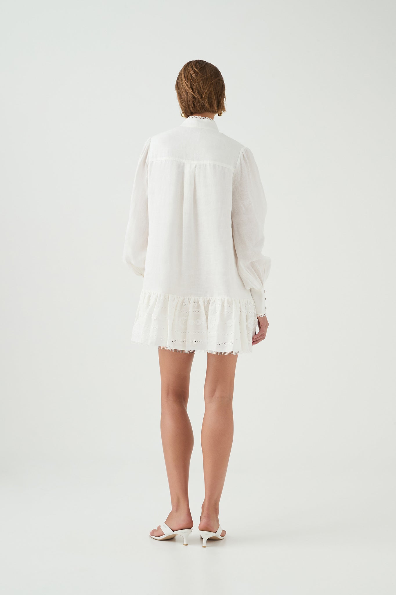 Cloud Embroidered Dress