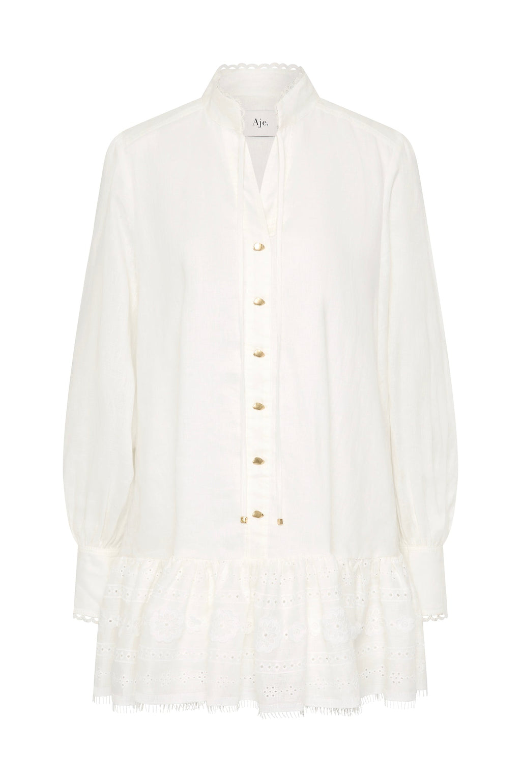 Cloud Embroidered Dress