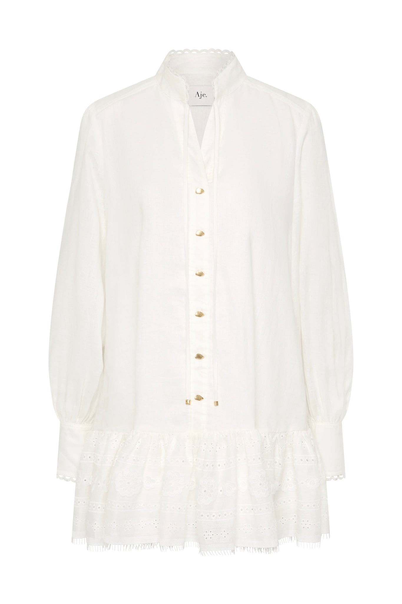 Cloud Embroidered Dress