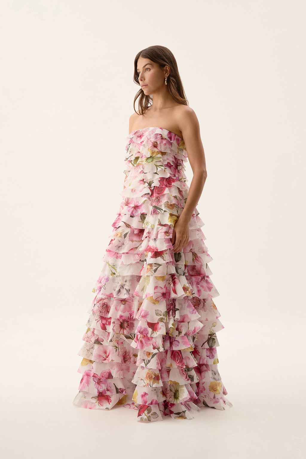 Fleur Pleated Gown