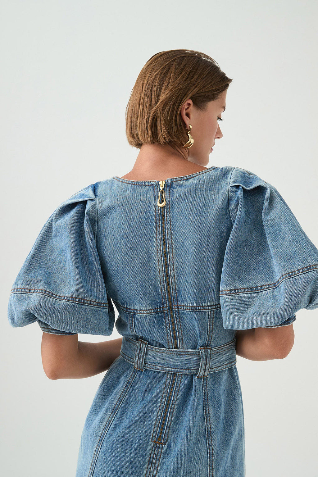 Juno Denim Midi Dress