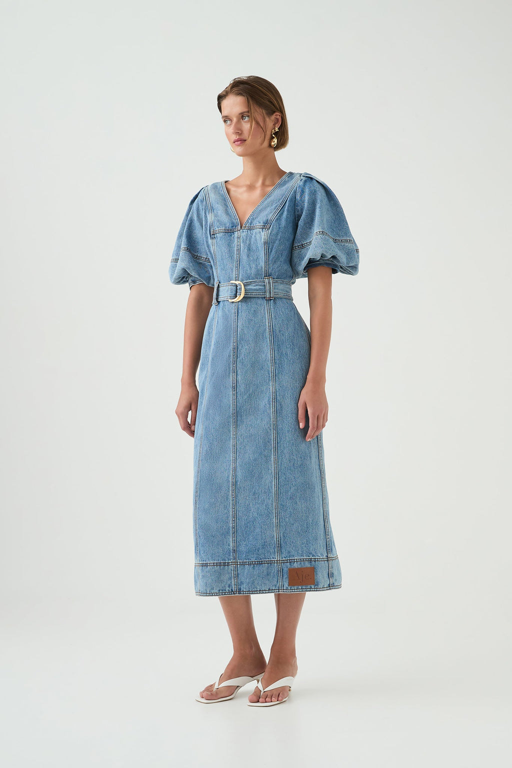 Juno Denim Midi Dress