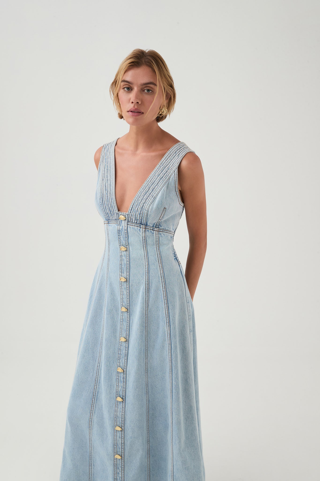Coast Denim Midi Dress