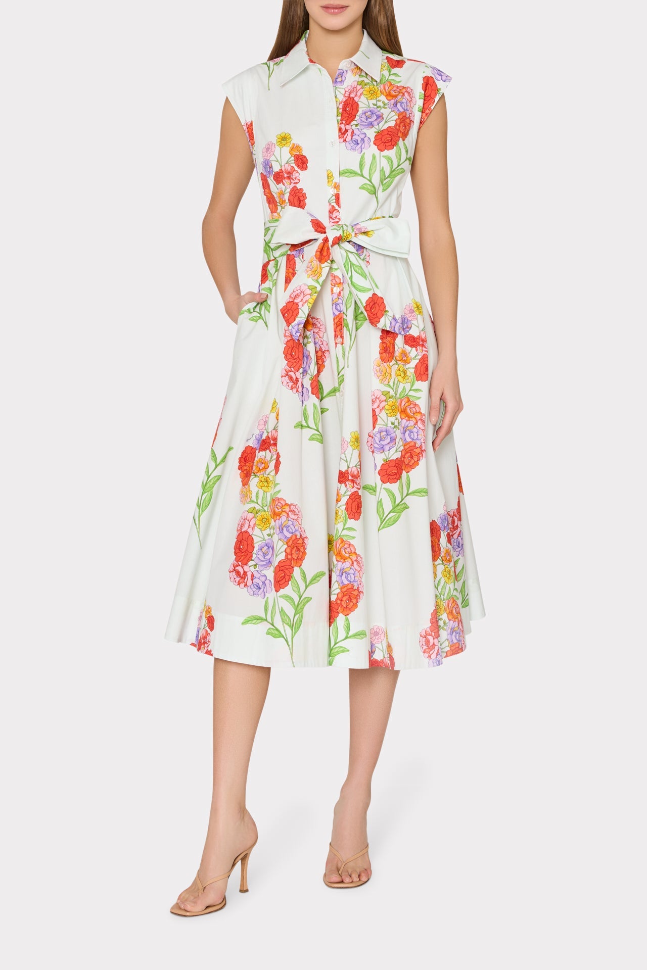 Jules Printed Poplin Dress