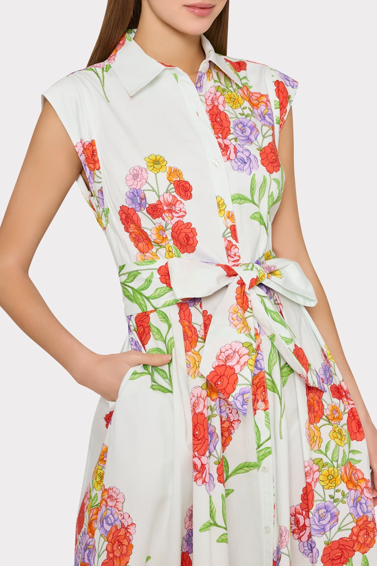 Jules Printed Poplin Dress