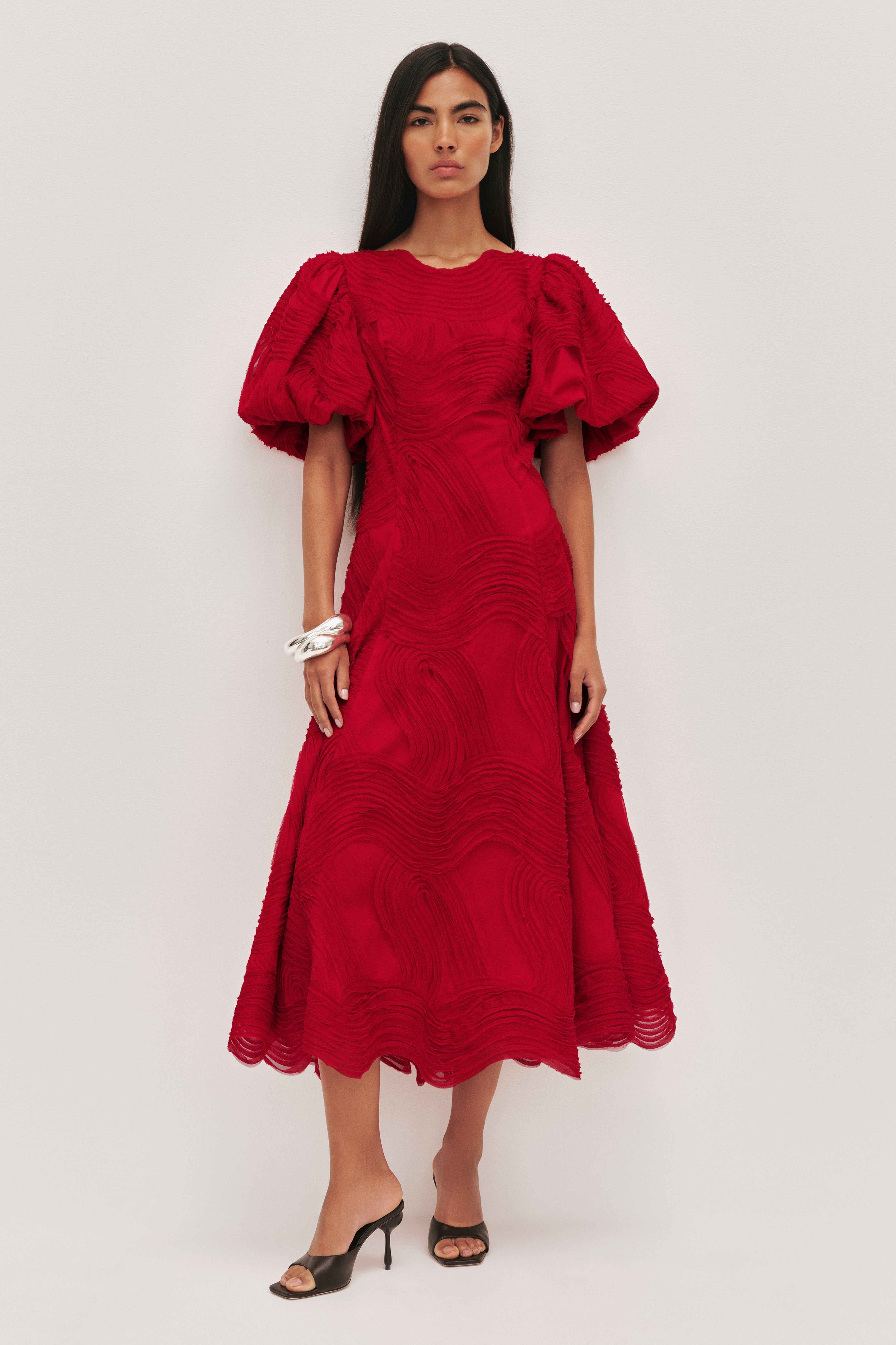 Wave Midi Dress