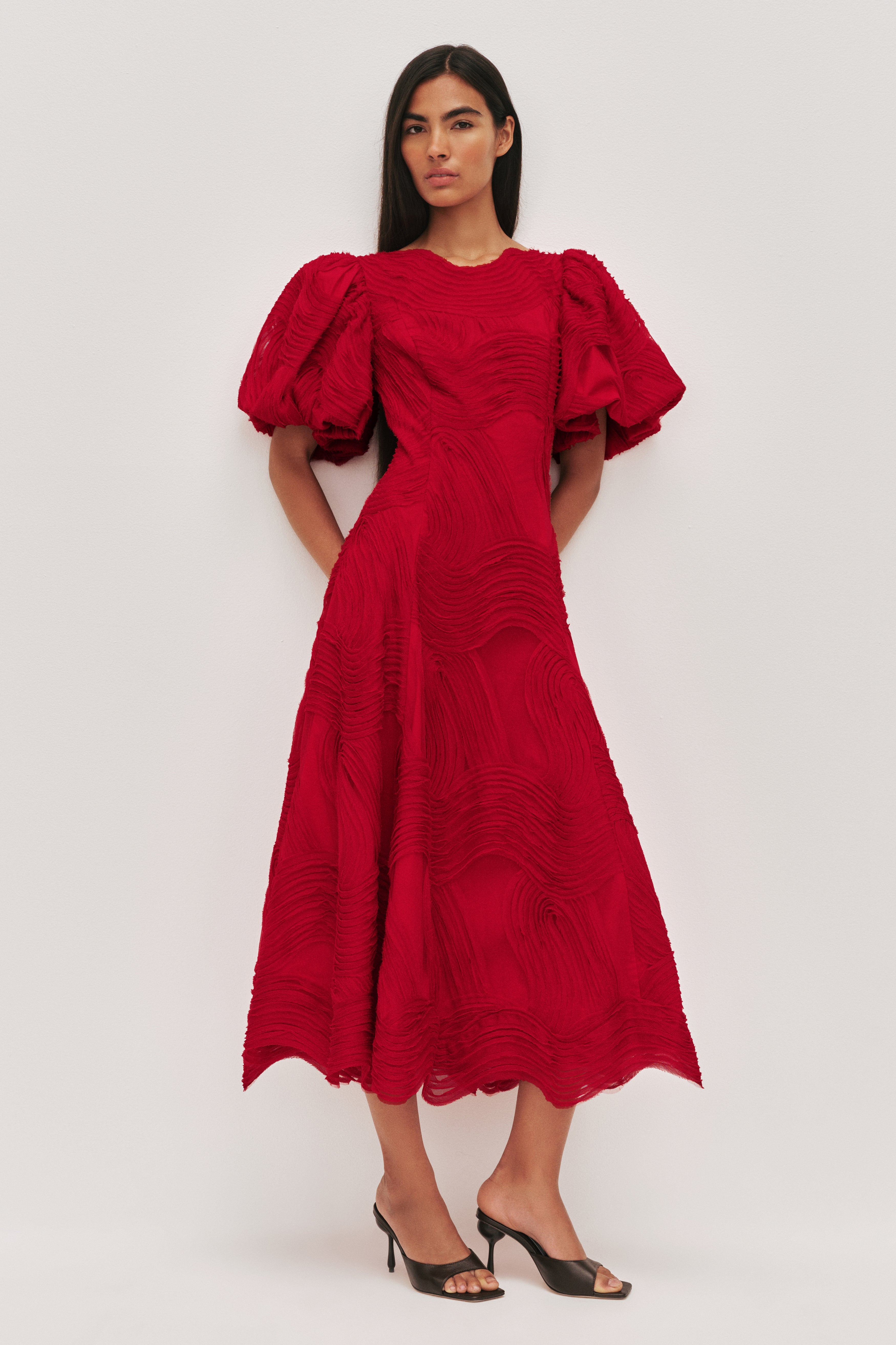 Wave Midi Dress