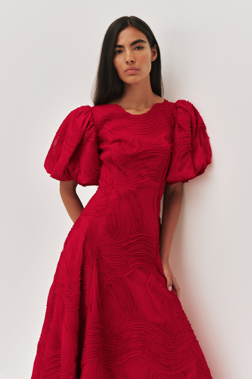 Wave Midi Dress