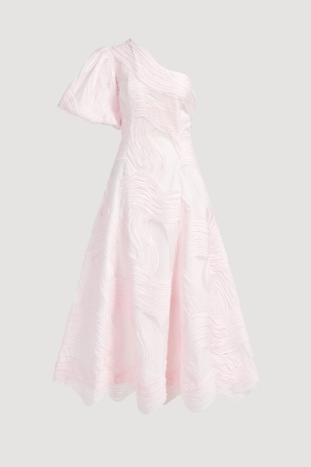 Wave One Shoulder Dress