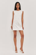 Halo Embroidered Mini Dress