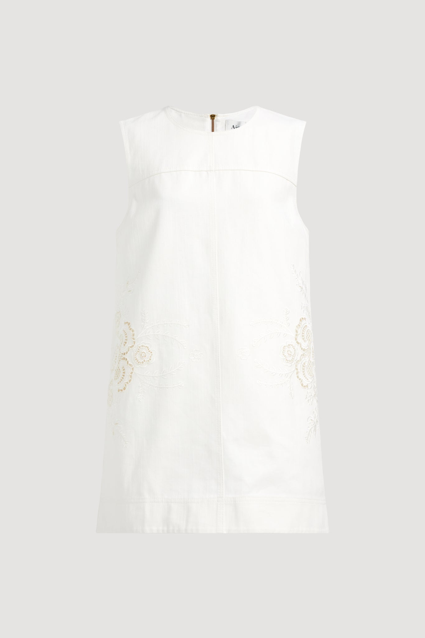 Halo Embroidered Mini Dress
