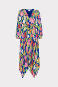 Liora Tulip Rosette Pleated Dress