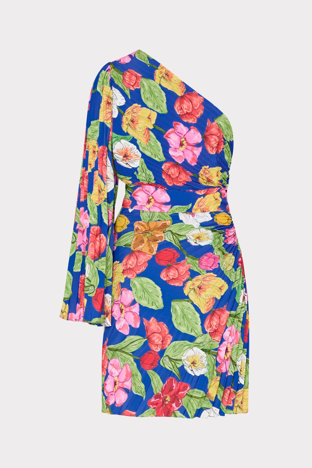 Linden Tulip Rosette Pleated Dress