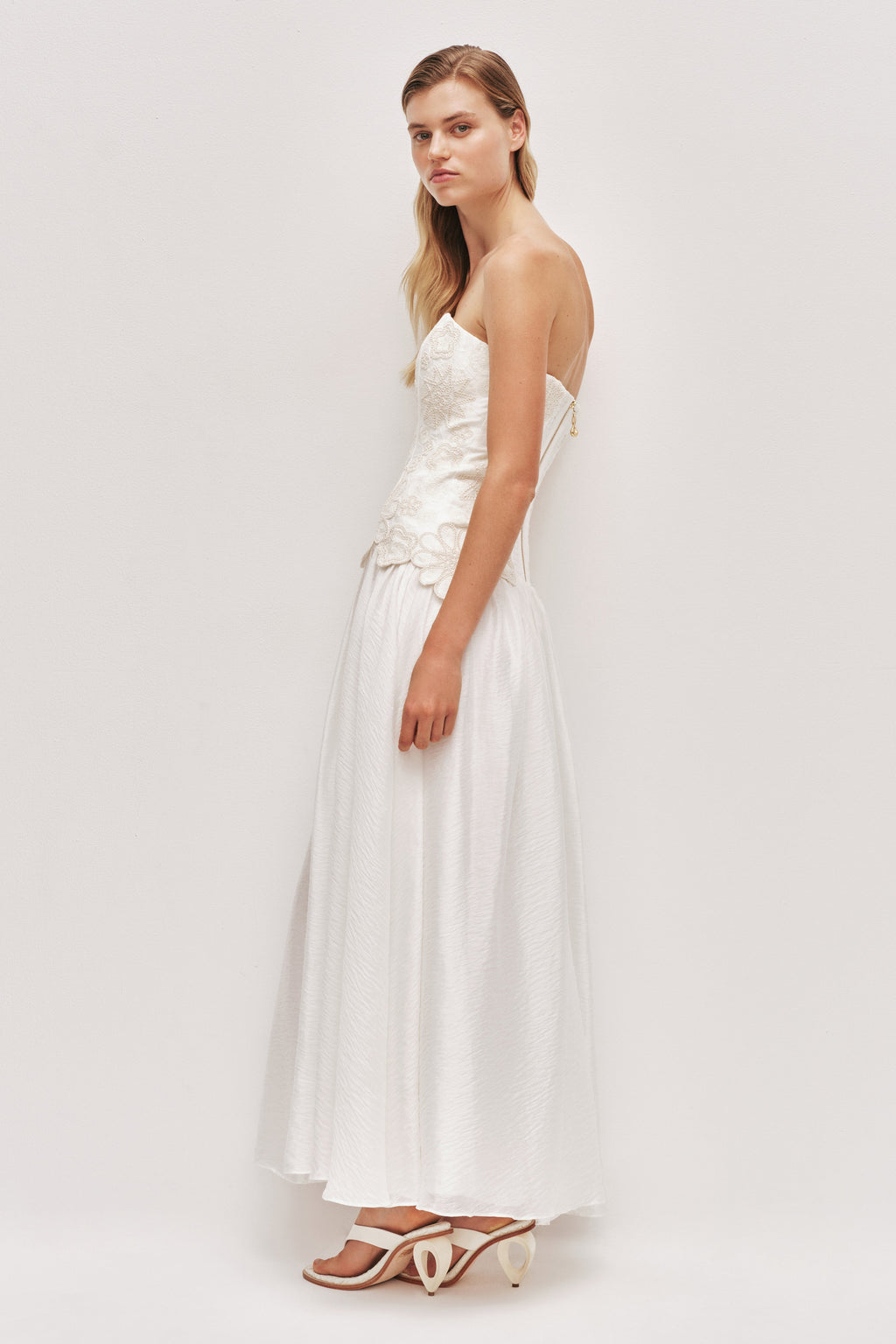 Gia Embroidered Gown