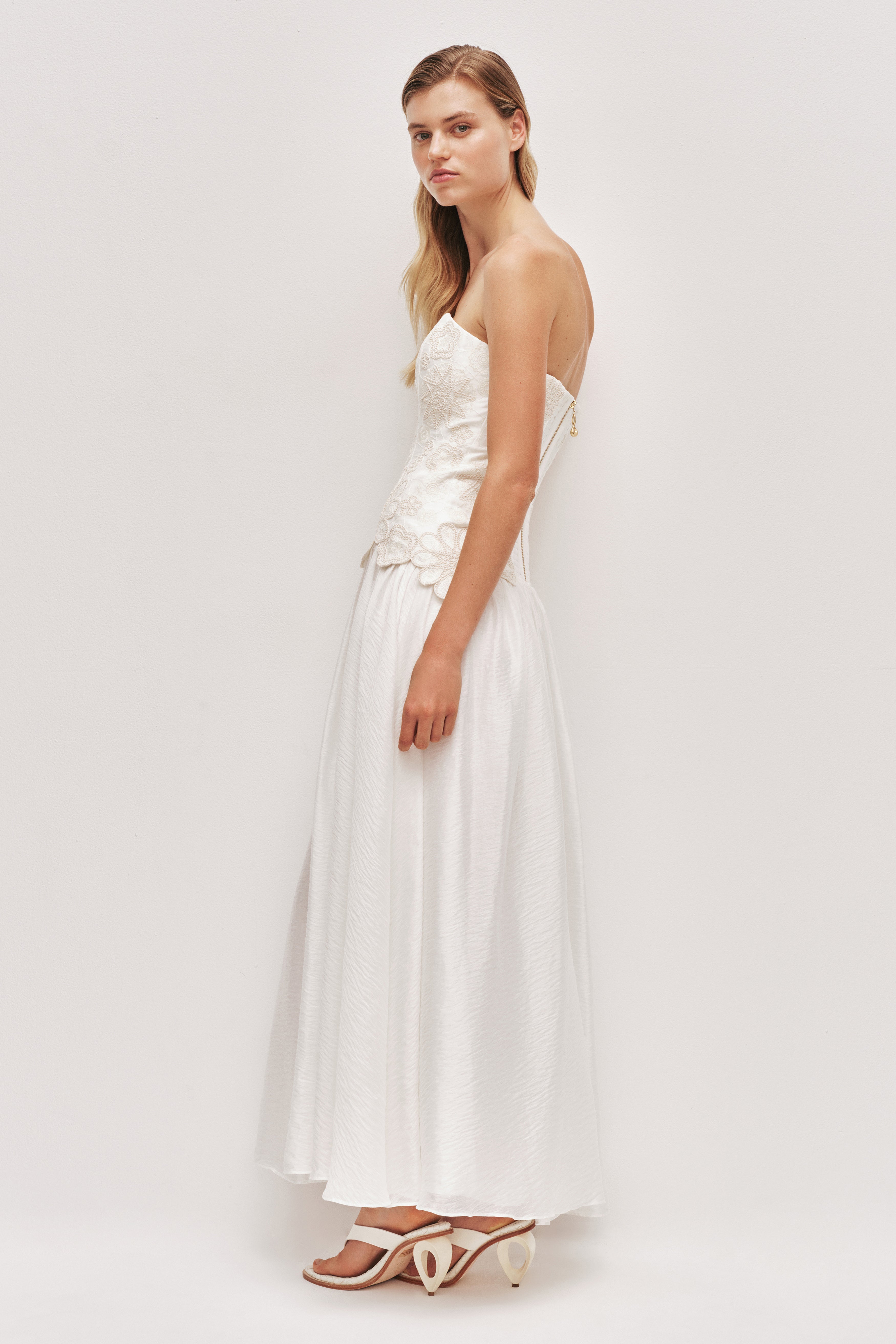 Gia Embroidered Gown