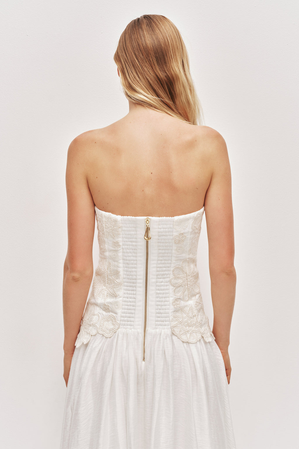Gia Embroidered Gown
