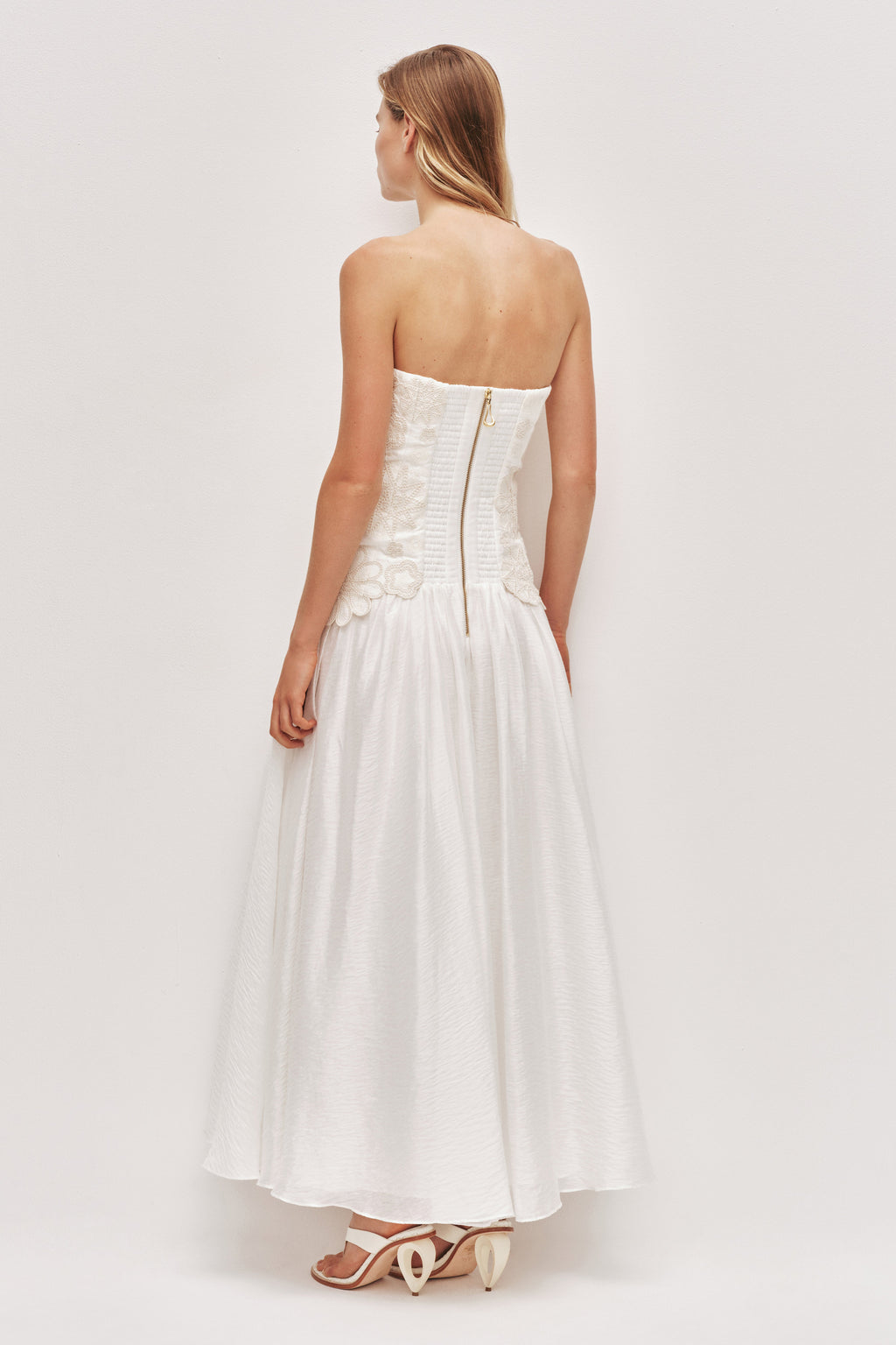 Gia Embroidered Gown