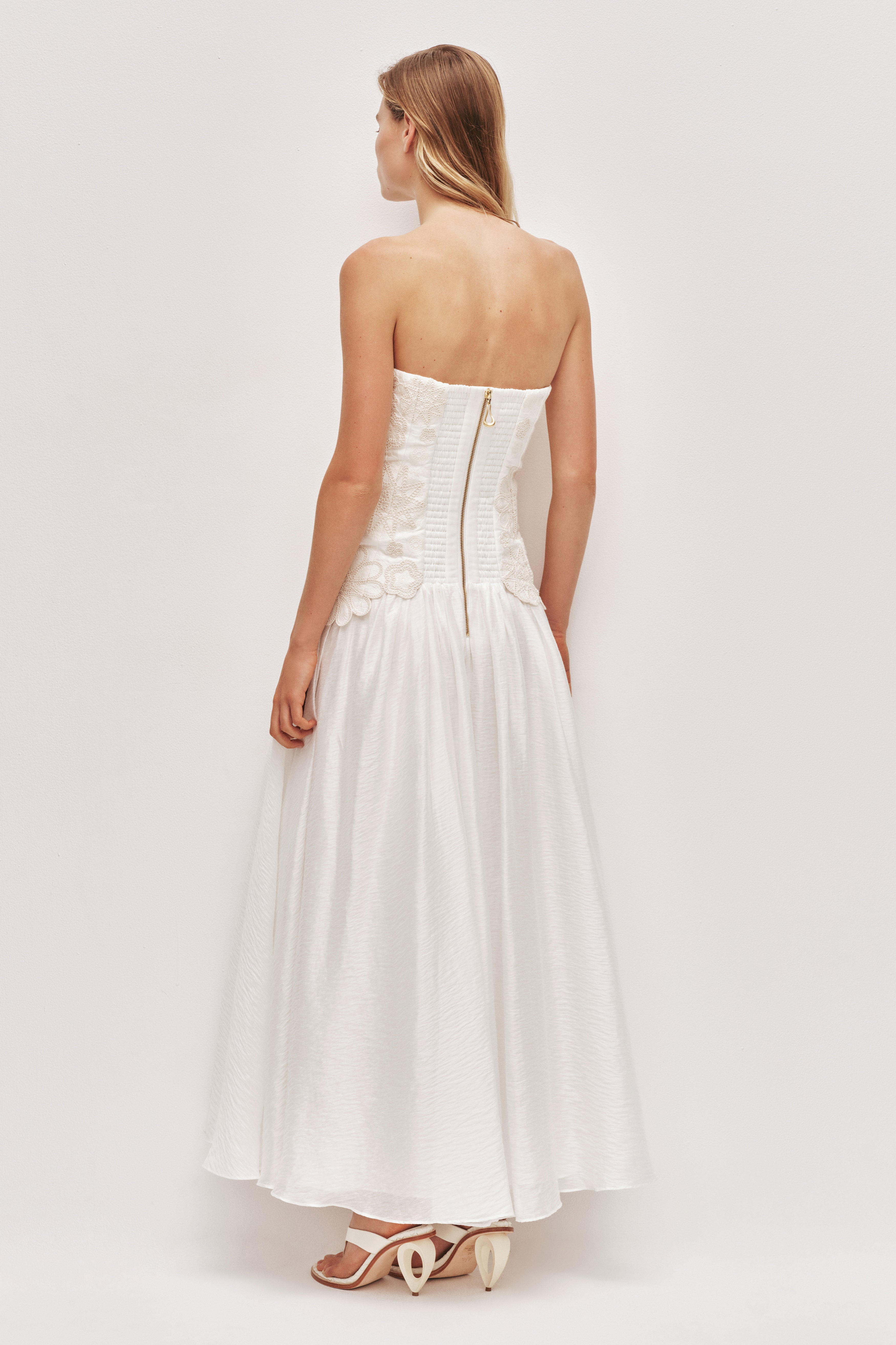 Gia Embroidered Gown