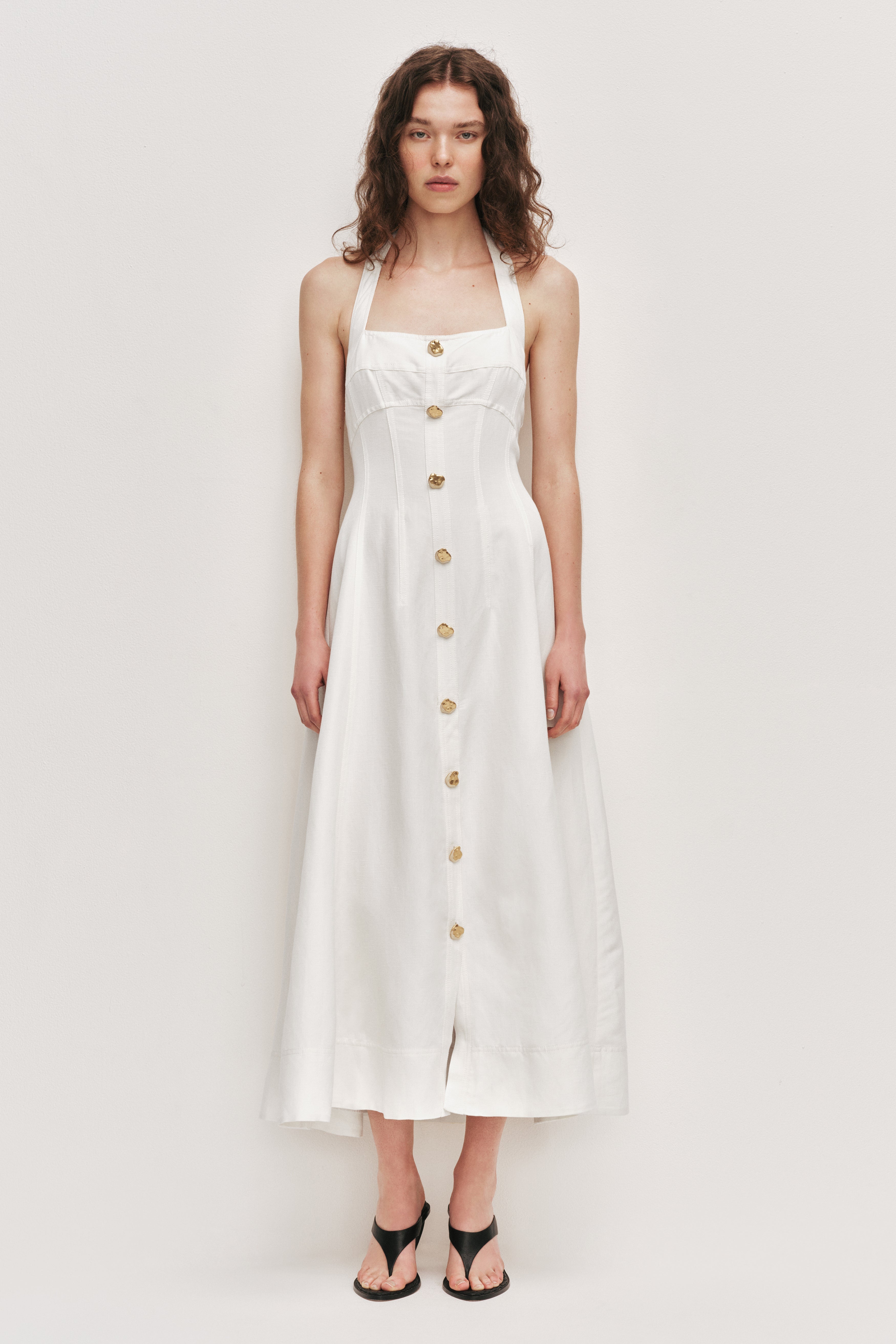 Monroe Halter Midi Dress