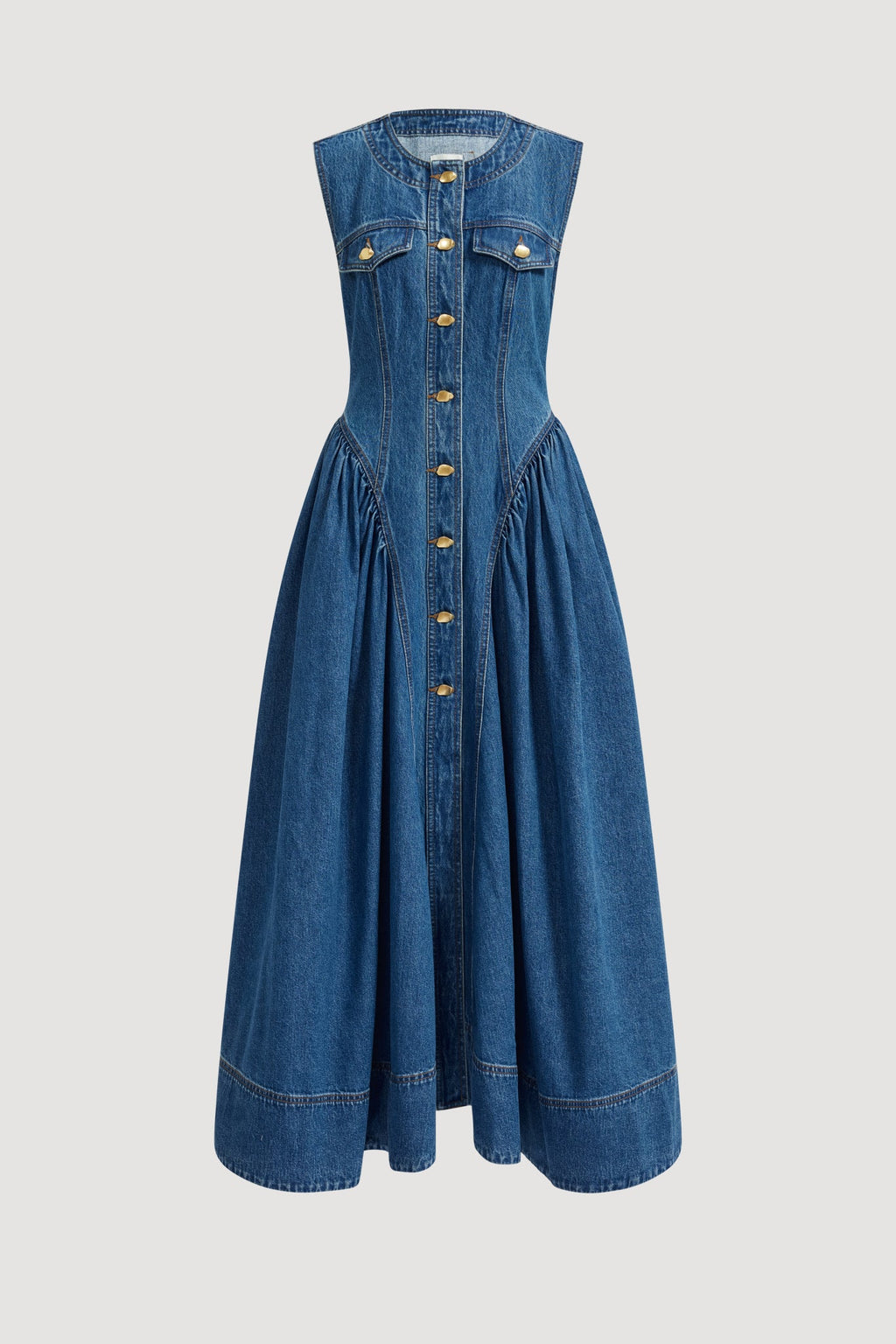 Loxley Denim Midi Dress