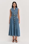 Liliana Denim Midi Dress