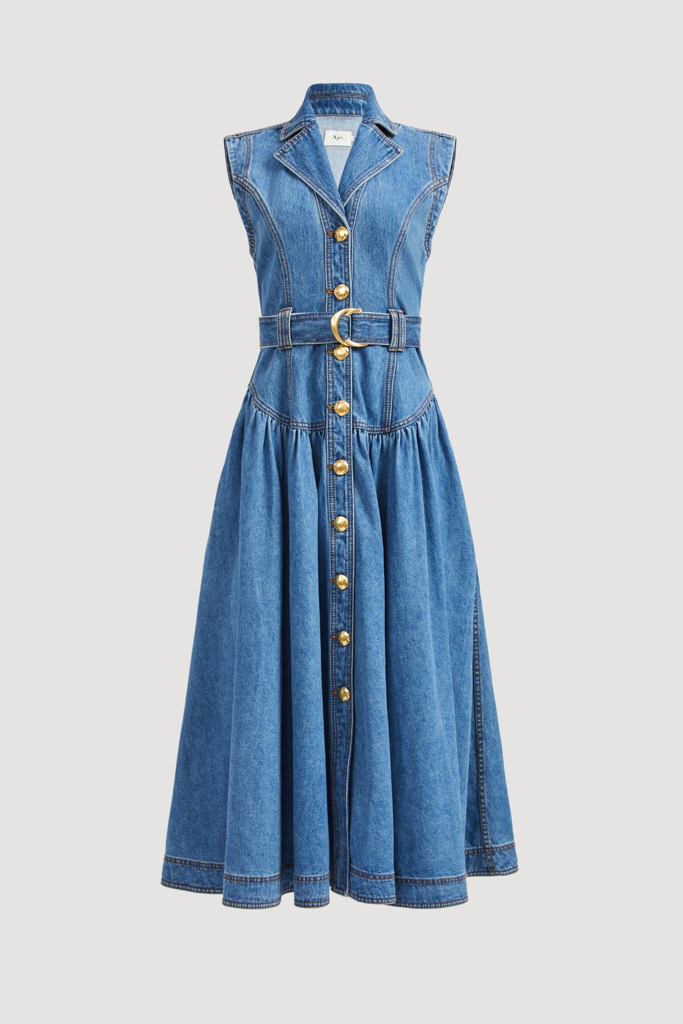 Liliana Denim Midi Dress