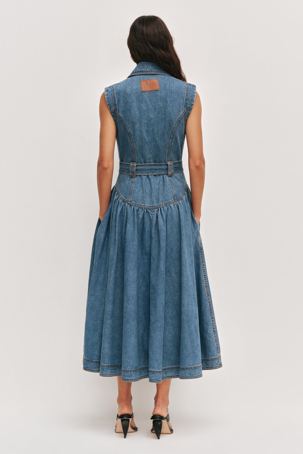 Liliana Denim Midi Dress
