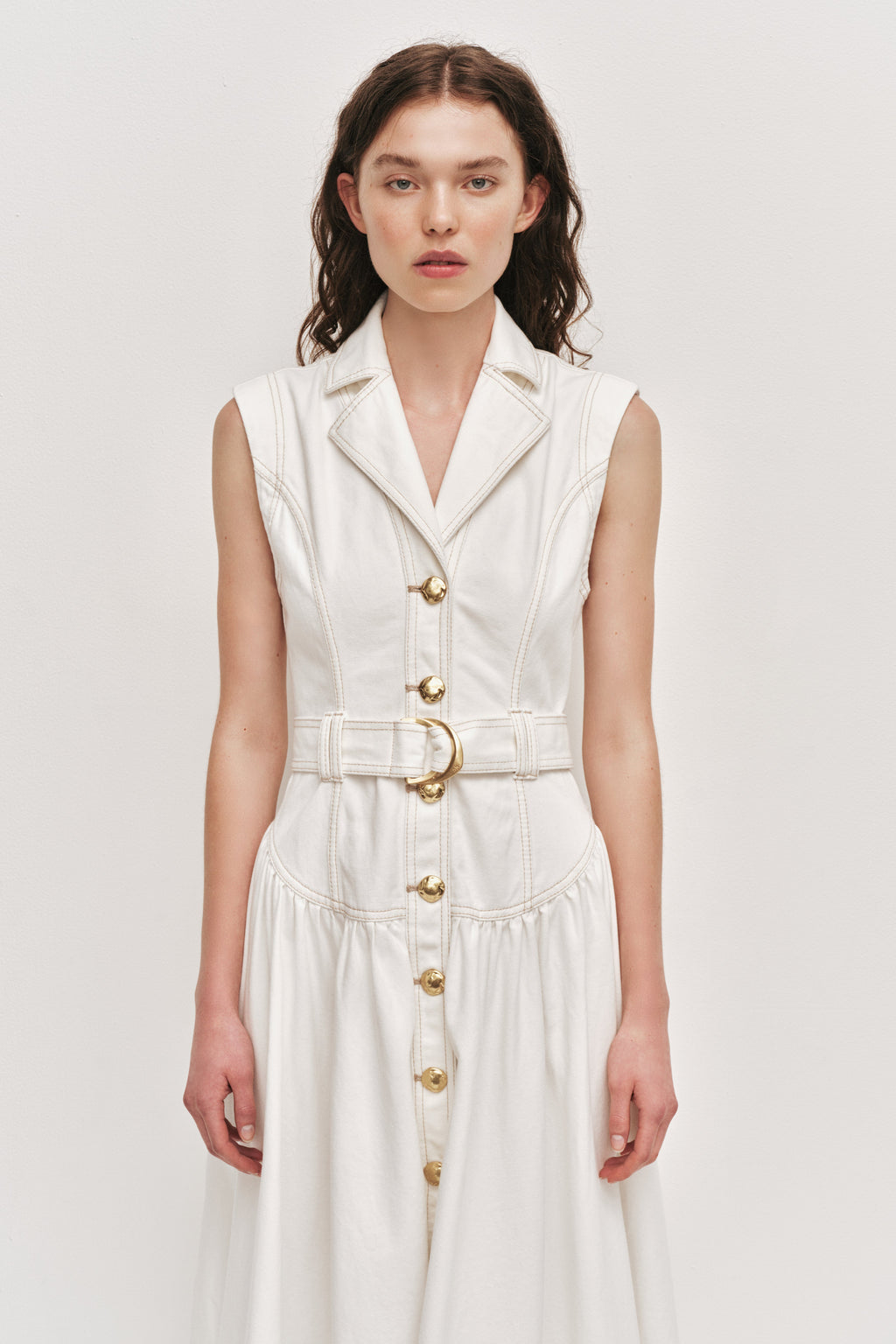 Liliana Denim Midi Dress