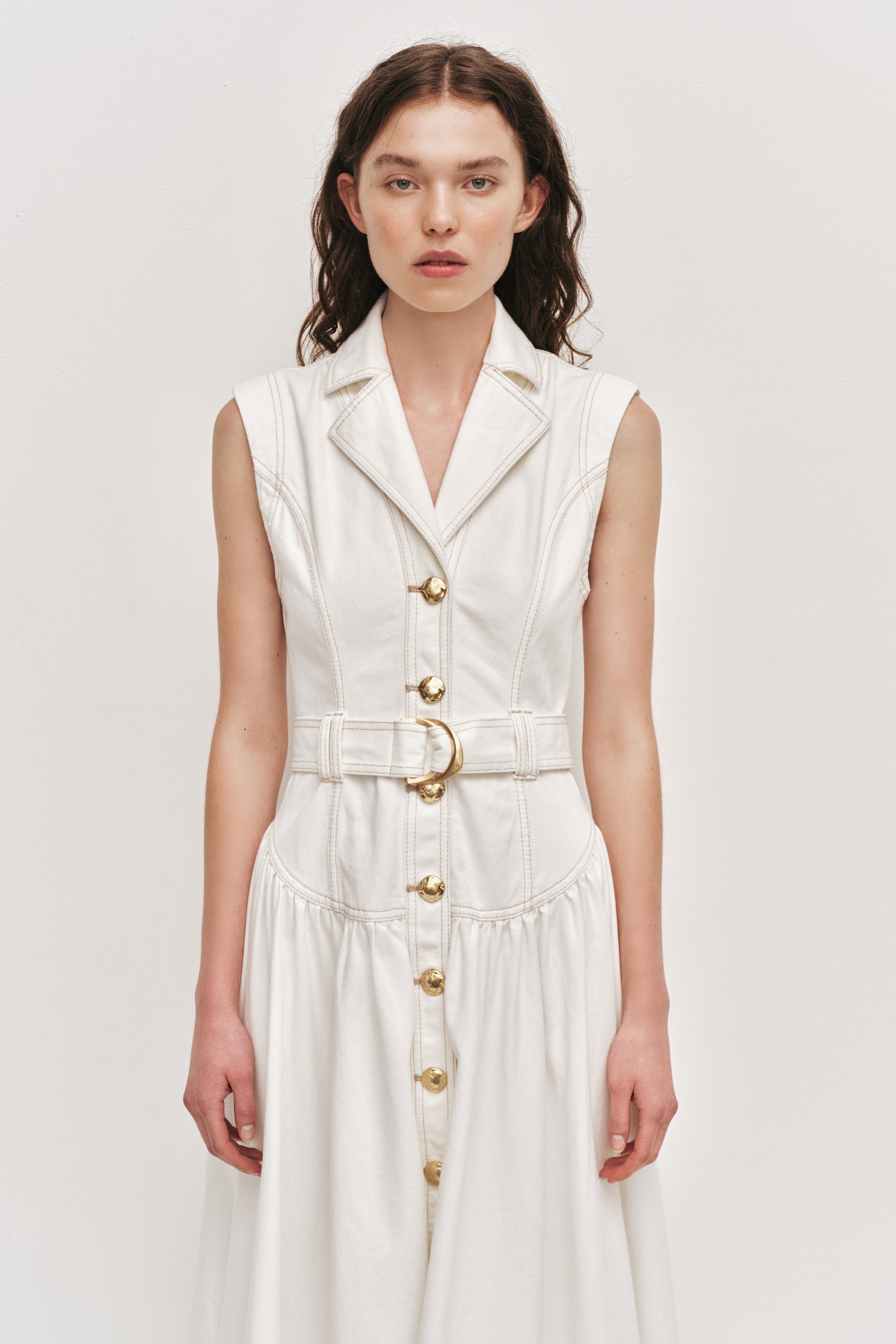 Liliana Denim Midi Dress