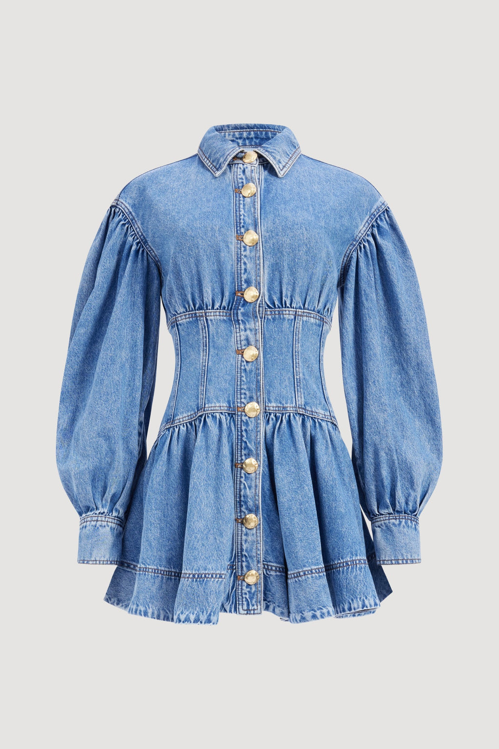 Lorraine Denim Mini Dress