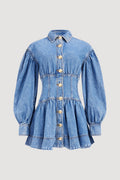 Lorraine Denim Mini Dress