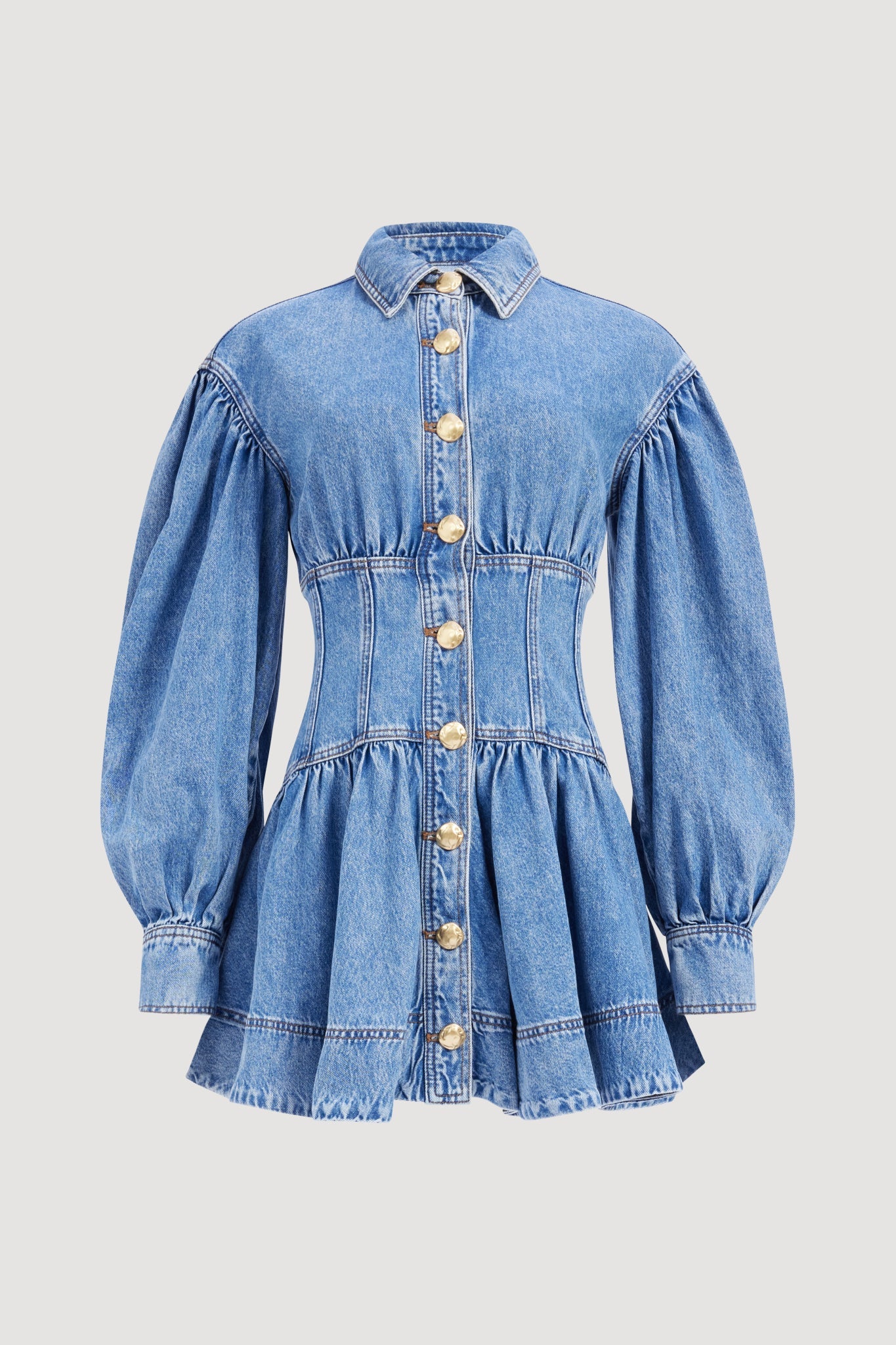 Lorraine Denim Mini Dress