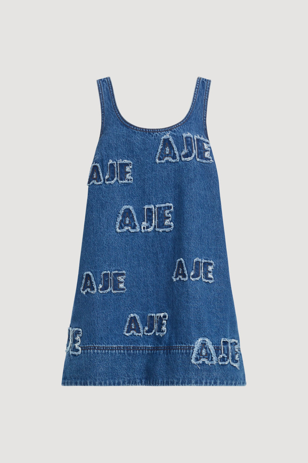 Electra Logo Denim Mini Dress
