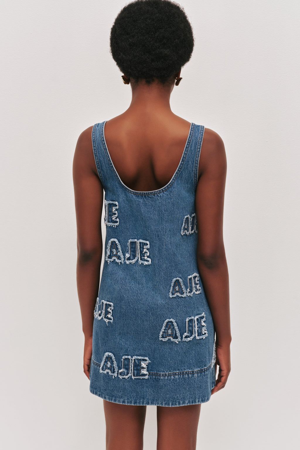 Electra Logo Denim Mini Dress